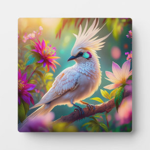 Plaque Photo Plumes rousses à crête juvénile Dove Imaginaire Oi