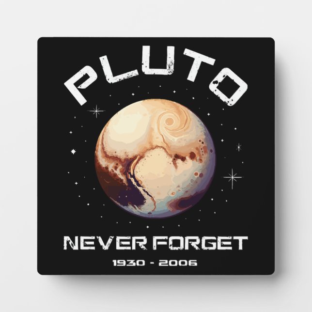 Plaque Photo Pluton N'oublie Jamais (Devant)