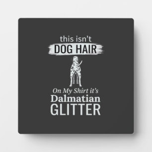 Plaque Photo Poils de chien Dalmatien Paillettes Drôle d'animal
