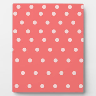 Plaque Photo Points polka