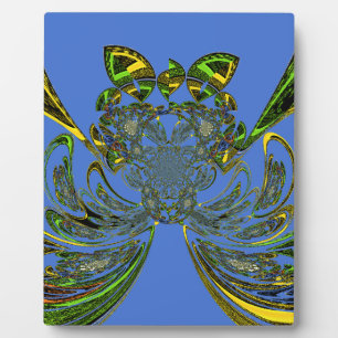 Plaque Photo Poisson de plumes