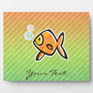 Plaque Photo Poisson d'or