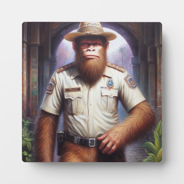 Plaque Photo Policier Bigfoot (Devant)