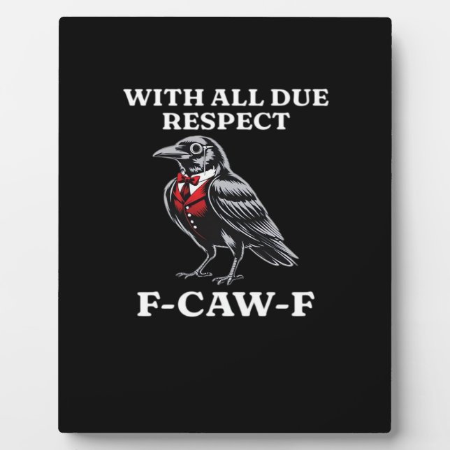 Plaque Photo Polite F-Caw-F (Devant)