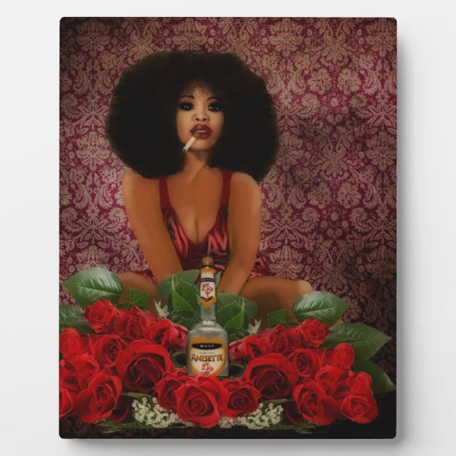 Plaque Photo Pomba Gira (Devant)