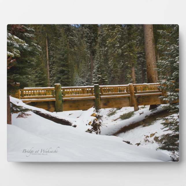 Plaque Photo Pont à Wuksachi (Devant)
