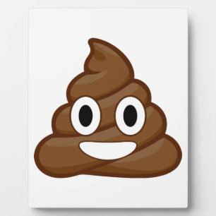 Plaque Photo poop emoji
