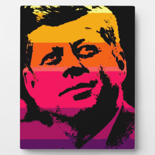 Plaque Photo Pop Art Jack JFK John F. Kennedy