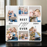Plaque Photo Poppy Grand-Père Petits-Enfants Photo Collage<br><div class="desc">Capturez l'amour entre Poppy et ses petits-enfants avec notre Plaque Collage Photo Grand-Père. Cette plaque personnalisée présente un collage photo plein de charme, qui présente de magnifiques moments de chère partagés entre Poppy et ses petits-enfants bien-aimés. Autour des photos est le titre attachant "Poppy", ajoutant une touche spéciale au design....</div>