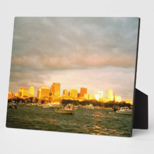 Plaque Photo Port de Boston