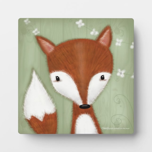 Plaque Photo Portrait Fox (Devant)