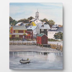 Plaque Photo Portsmouth Harbour, New Hampshire