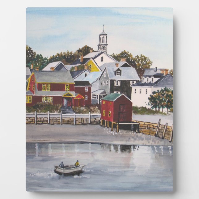 Plaque Photo Portsmouth Harbour, New Hampshire (Devant)