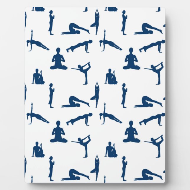 Plaque Photo Poses de yoga (Devant)