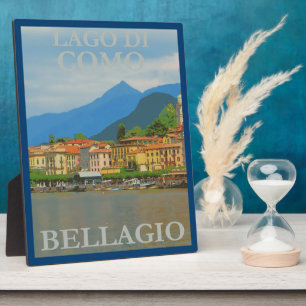 Plaque Photo Poster Bellagio Italie