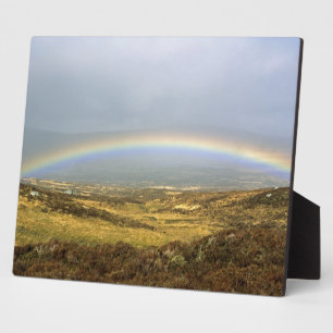 Plaque Photo Poster de carte postale Rainbow Rannoch Moor Scotl