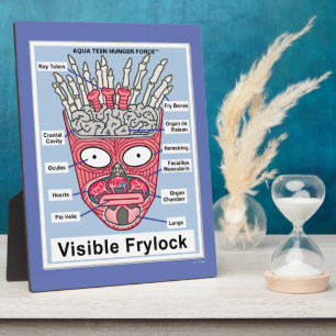Plaque Photo Poster de l'Aqua Ado Hunger Force Visible Frylock