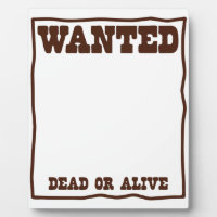 Poster Recherché mort ou vivant avec arrière - pla