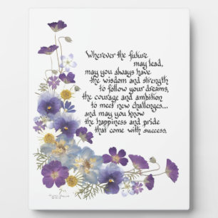 Plaque Photo Pour le diplômé