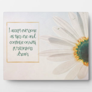 Plaque Photo Poursuivre mon rêve