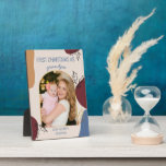 Plaque Photo Premier Noël comme | Gold Arch Photo et Holly<br><div class="desc">La plaque photographique de Noël garde le saké pour les premiers noël d'un parent spécial dans leur nouveau rôle. L'exemple de libellé dit "premier noël comme grand-père .. je vous aime pavot [nom]" et vous pouvez modifier ceci pour votre arrière grand-père, oncle, père ou qui vous voulez. Le design comprend...</div>