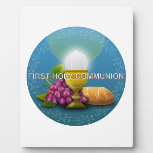 Plaque Photo Première Grande Holy Communion