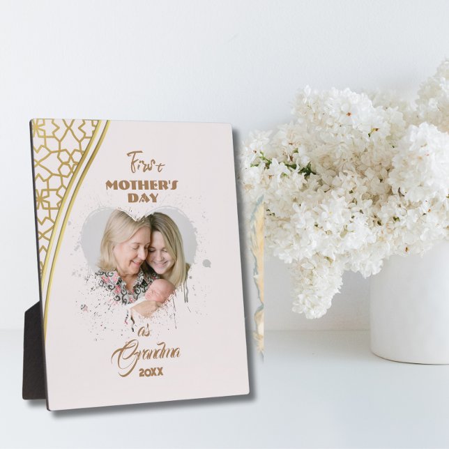 Plaque Photo Première mère d'or en tant que grand-mère Photo (Créateur téléchargé)