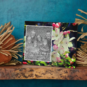 Plaque Photo Premières fleurs du printemps Créez votre propre p