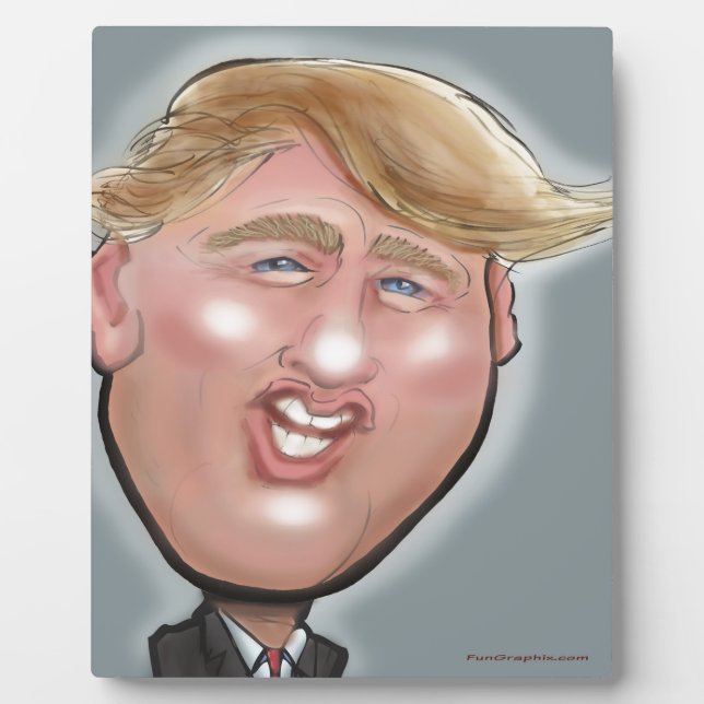 Plaque Photo Président Trump (Devant)