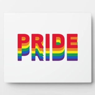 Plaque Photo Pride lgbt lgbtq queer gay rainbow couleurs rétro