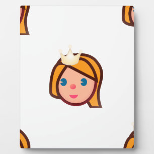 Plaque Photo princesse emoji