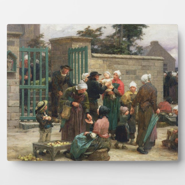 Plaque Photo Prise de Fondements (huile sur toile) (Devant)