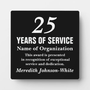 Plaque Photo Prix de reconnaissance du service bénévole étoilé