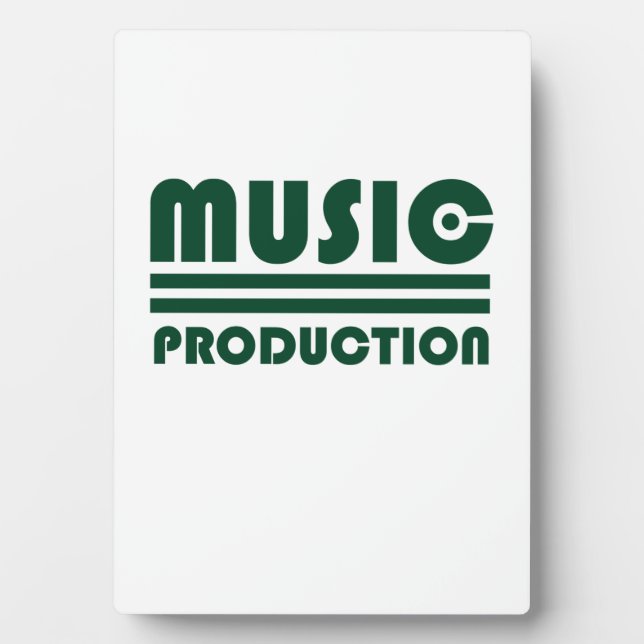 Plaque Photo Production musicale (Devant)