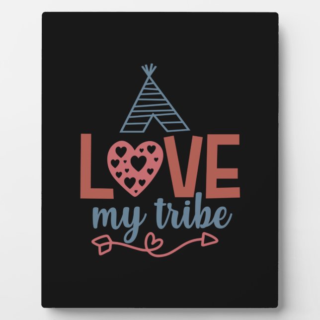 Plaque Photo Professeur Art Amour Ma Tribu (Devant)