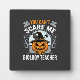 Plaque Photo Professeur de biologie Halloween Vous ne pouvez pa