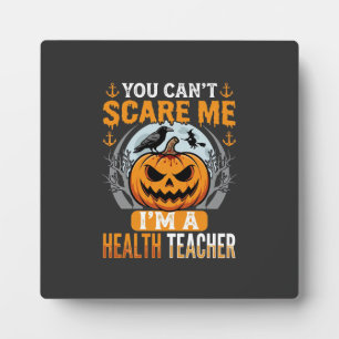 Plaque Photo Professeur de santé Halloween Citrouille effrayant