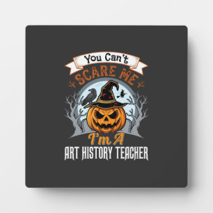 Plaque Photo Professeur d'histoire de l'art Halloween Design de