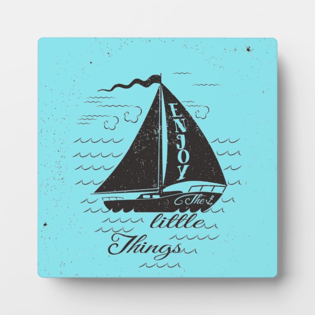 Plaque Photo Profitez De L'Affiche Little Things (Devant)