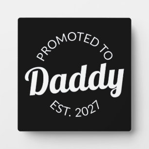 Plaque Photo Promu Papa 2027 Nouveau Papa Baby Shower Je