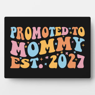 Plaque Photo Promue Maman en 2027 Annonce de Nouvelle Maman