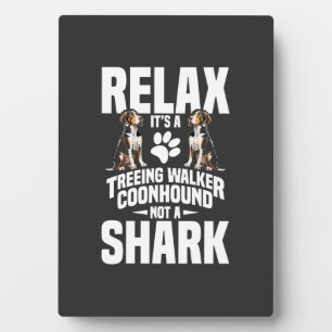 Plaque Photo Propriétaire de Treeing Walker Coonhound Chiot Se
