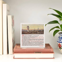 Psalm 23 Vintage Art Tabletop 