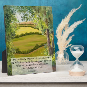 Plaque Photo Psaume 23:1-3