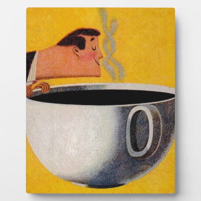 Plaque Photo Publicité vintage sur le café (Devant)