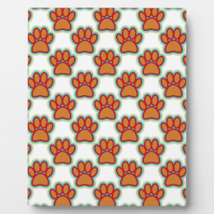 Plaque Photo Puppy Paws