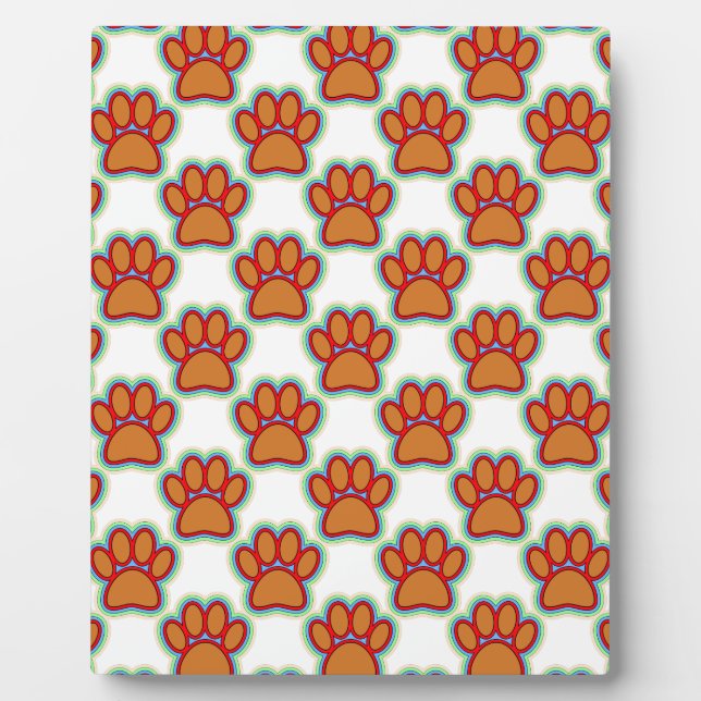 Plaque Photo Puppy Paws (Devant)