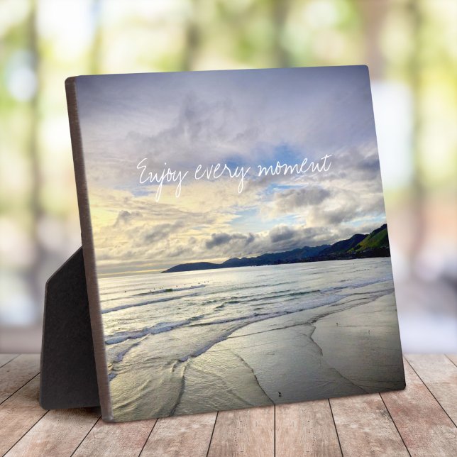 Plaque Photo Purple California Sunset Photo Profitez De Chaque  (Créateur téléchargé)