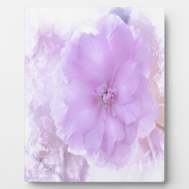 Plaque Photo Purple Pansy (Devant)