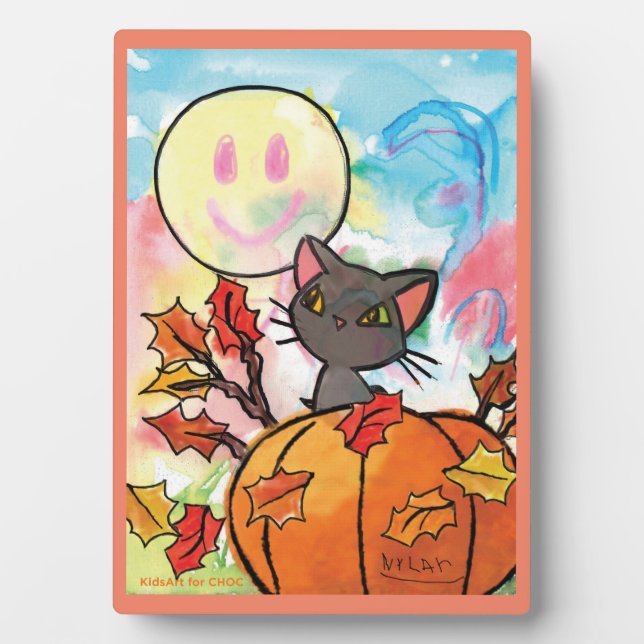 Plaque Photo Purrfect Automne - Kids Art pour CHOC (Devant)